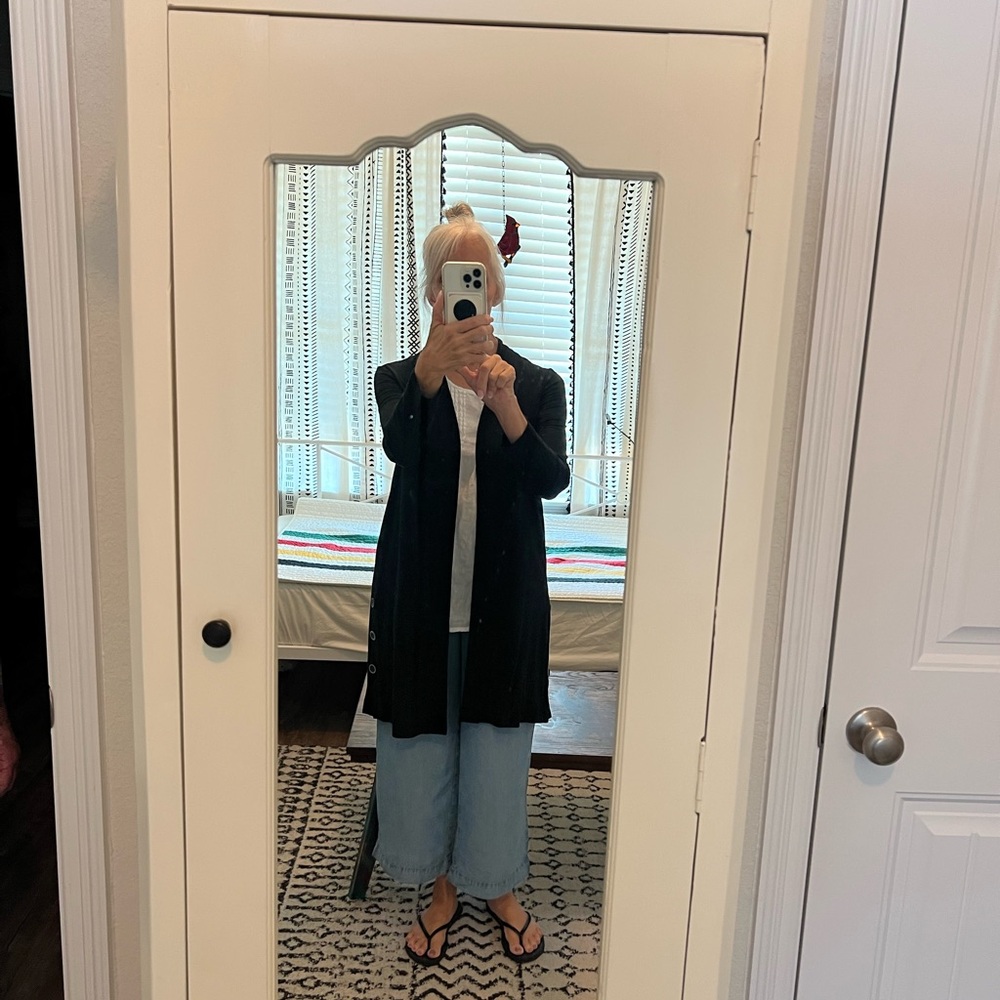 J. Jill Black Cardigan Sweater